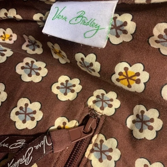 Vera Bradley Slate Blooms Side By Side Tote Shoulder Bag Crafts/Repairs - Picture 7 of 11